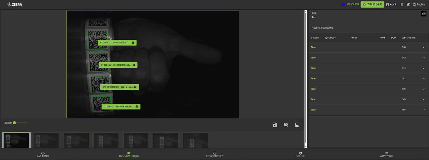 Промышленная камера Zebra FS40